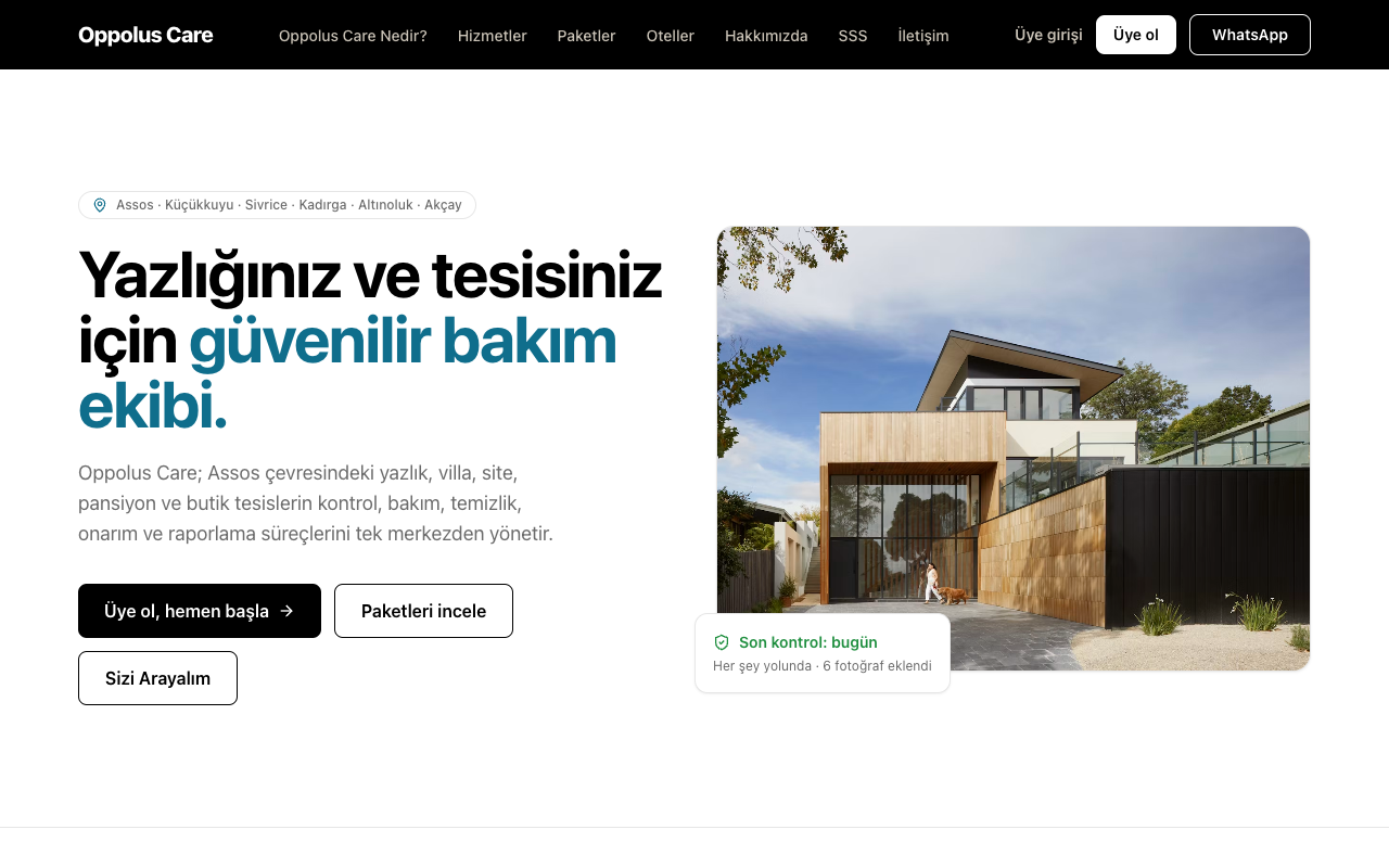 Oppolus Care property maintenance