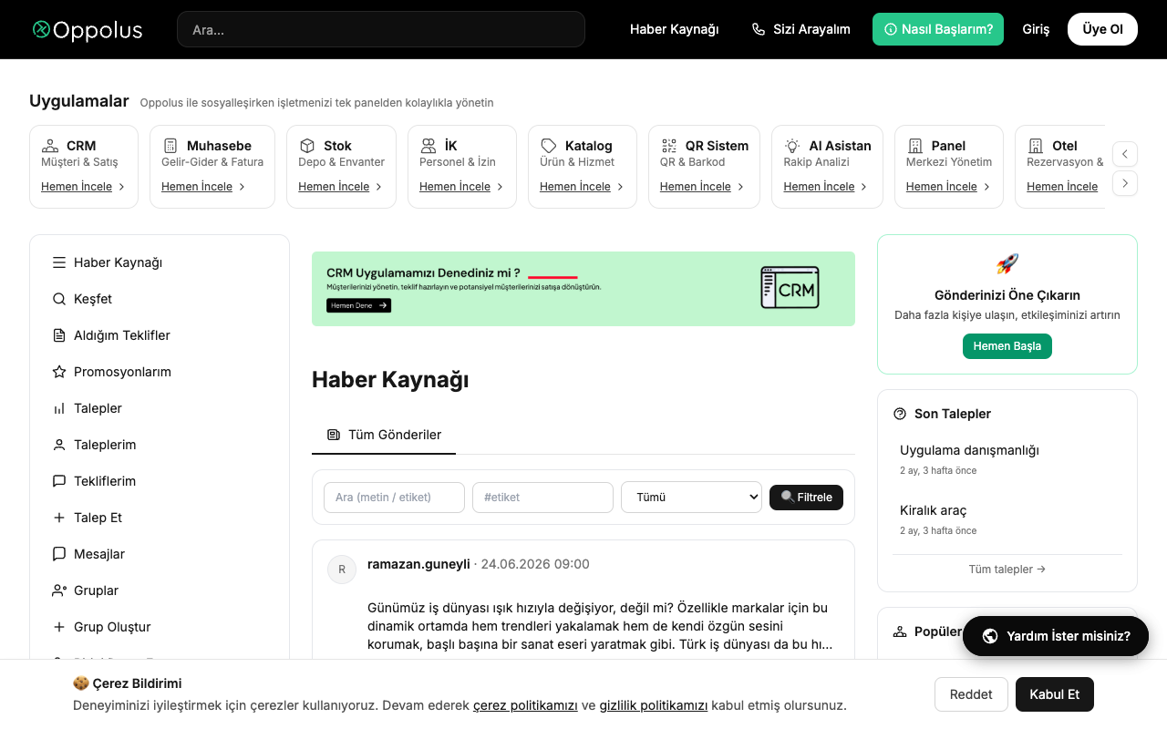 Oppolus business management platform